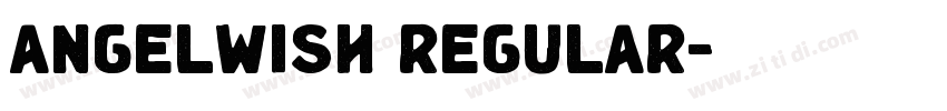 ANGELWISH REGULAR字体转换 ANGELWISH REGULAR字体转换